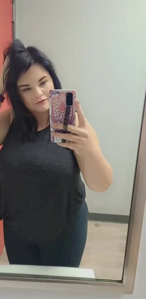 Just a titty drop in the work bathroom for you