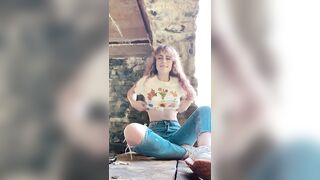 Titty Drop: Titty drop on the foundation of a burned down mansion ???? #2