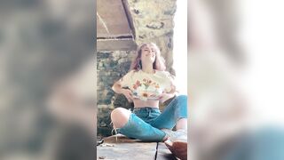 Titty Drop: Titty drop on the foundation of a burned down mansion ???? #3