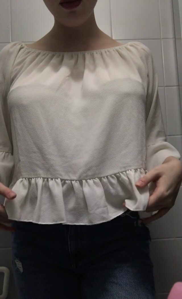 Did this titty drop at my work restroom instead of grabbing lunch with my coworkers. Talking bout priorititties :P