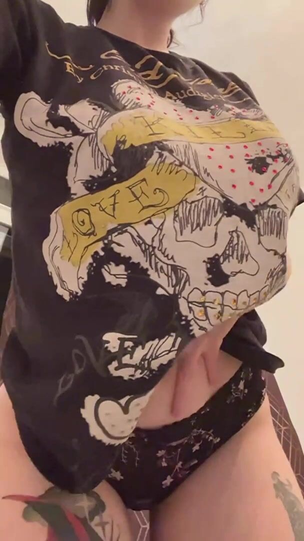 Wanna play with my tits?