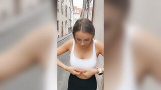 Titty Drop: Showed my titts in town today ;) what do you think? Titty drop approved? :PPPP #2