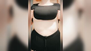 Titty Drop: First ever titty drop . Getting ready for bed ???? #5