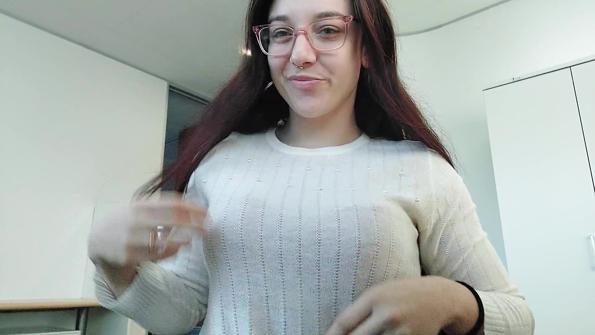 And now my favourite place to drop my tits is work...
