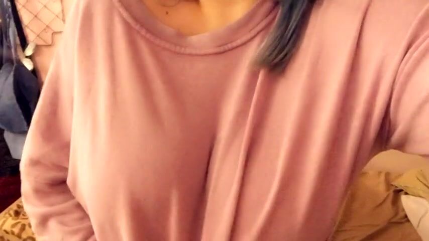 All cozy and ready for bed... but theres quite a bit hiding under this sweater!