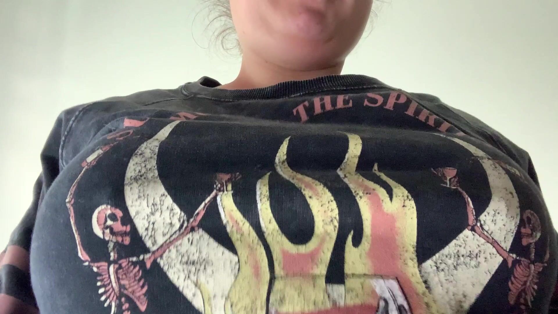 Want me to feed you with my huge tits?