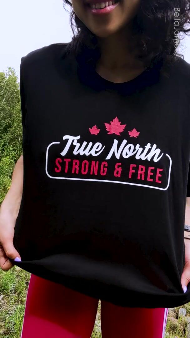 Want to see my Canadian boobs drop?