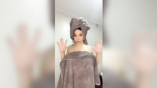 Titty Drop: Just came out the shower to  you my tits #2