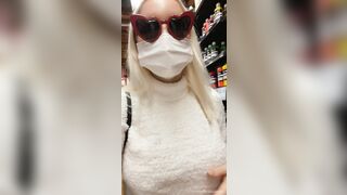 Titty Drop: [Flash]ing you at the art store #3