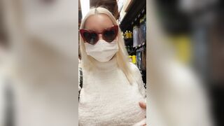 Titty Drop: [Flash]ing you at the art store #4