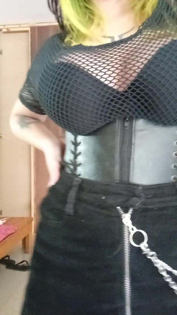 I almost ripped my shirt and corset trying to show you my boobs