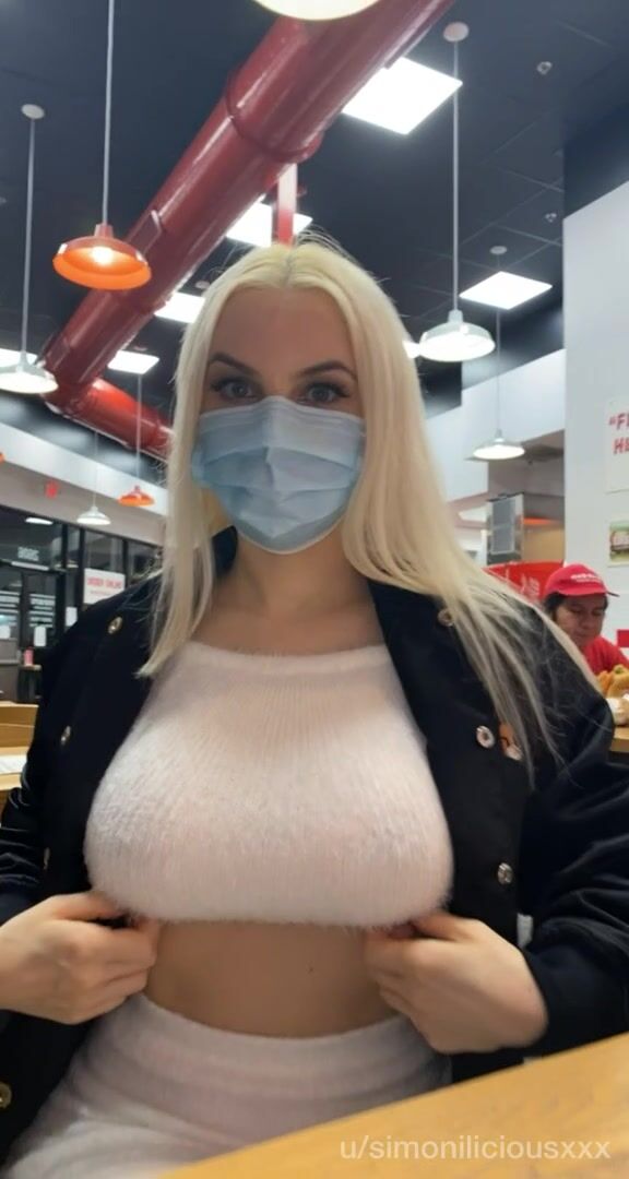 Was a bit nervous to [flash] my tits