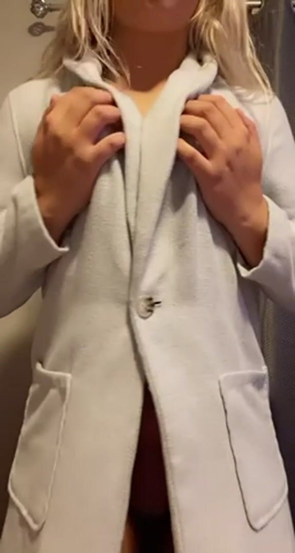 This jacket has easy access for a reveal