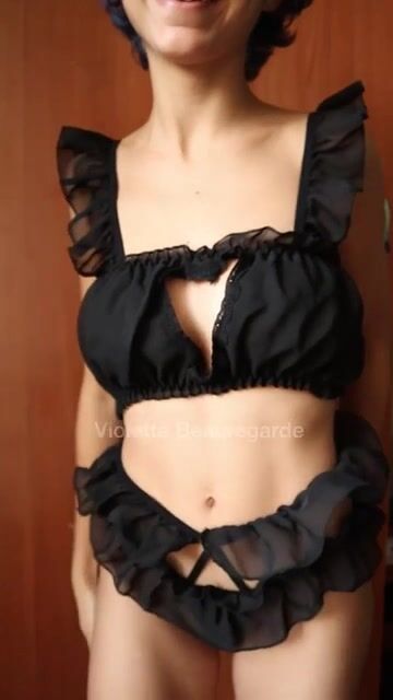 That lingerie is extra cute but I think you want me to take it off :)