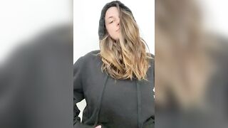 First slow mo drop ever! ☺️ Would you say I have the perfect tits for it?