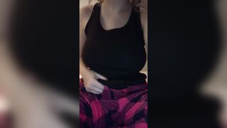 My unaware gf's titty drop