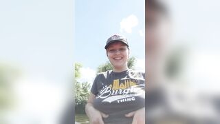 Titty Drop: First time ever doing a public #3