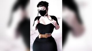 Titty Drop: revealing my goth milkers #4