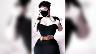 Titty Drop: revealing my goth milkers #5