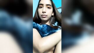 Titty Drop: Revealing my small mexican tits #2