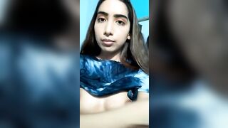 Titty Drop: Revealing my small mexican tits #3