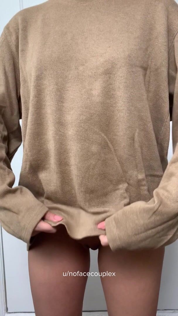 Love walking around the house in this cozy sweater
