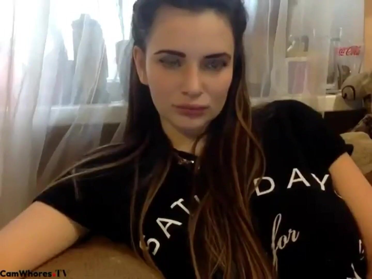 Webcam titty drop