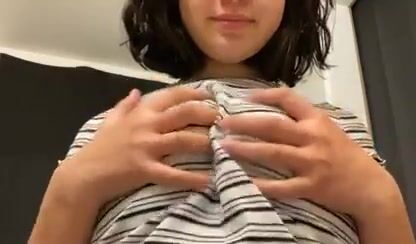 Do you like how my teen tits drop ????